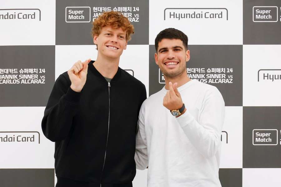 Alcaraz y Sinner, juntos