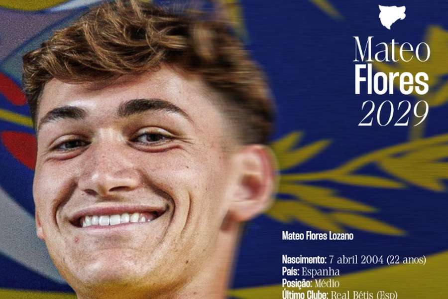 Mateo Flores oficializado pelo Arouca Mateo Flores oficializado pelo Arouca