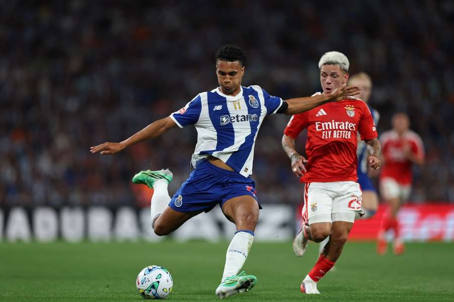 Porto's Alberto Costa in action against Benfica