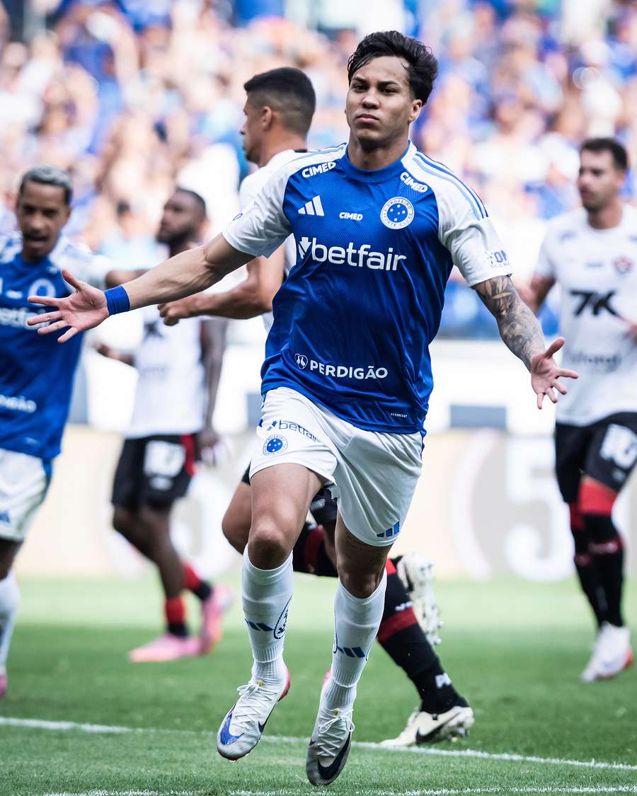 Kaio Jorge balançou as redes duas vezes na primeira etapa Kaio Jorge balançou as redes duas vezes na primeira etapa