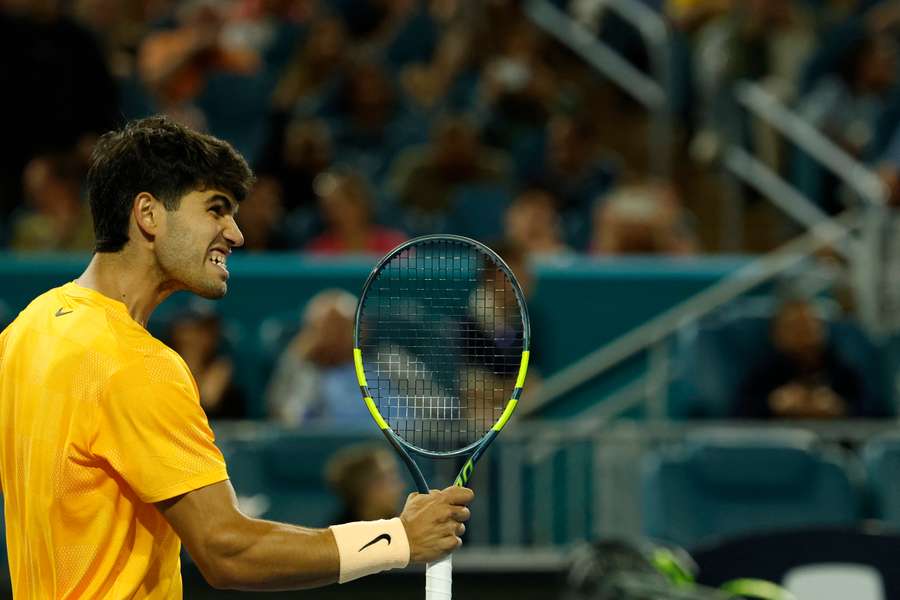 Carlos Alcaraz quiere volver a celebrar triunfos