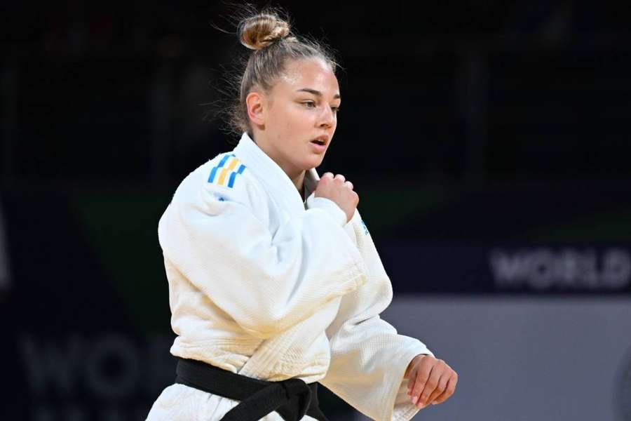Daria Bilodid, pictured competing at the 2022 world championships, criticised the IJF ruling