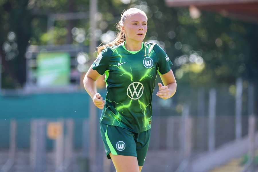 Lou Bogaert im Wolfsburg-Trikot Lou Bogaert im Wolfsburg-Trikot