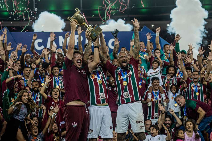 Flu foi campeão frente ao Fla em 2023 Flu foi campeão frente ao Fla em 2023