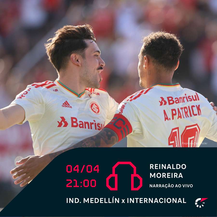 Independiente Medellín x Internacional: onde assistir ao vivo