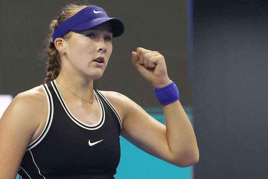 Andreeva comemora vitória na China