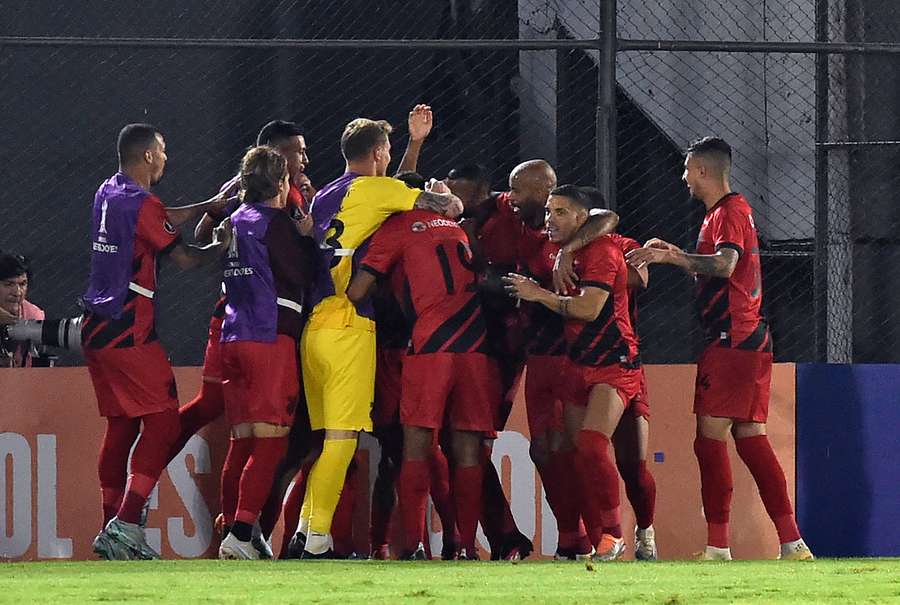 O Athletico-PR teve uma ótima atuação coletiva no segundo tempo