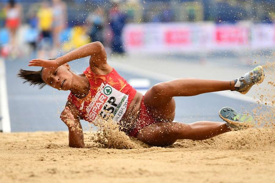 Ana Peleteiro durante os Jogos Europeus de 2023