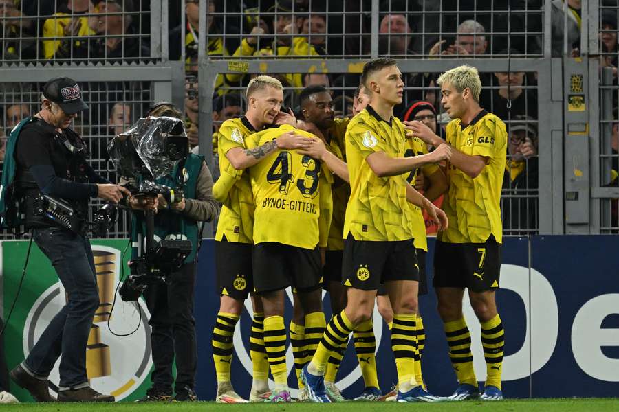 Marco Reus maakte het enige doelpunt voor Borussia Dortmund
