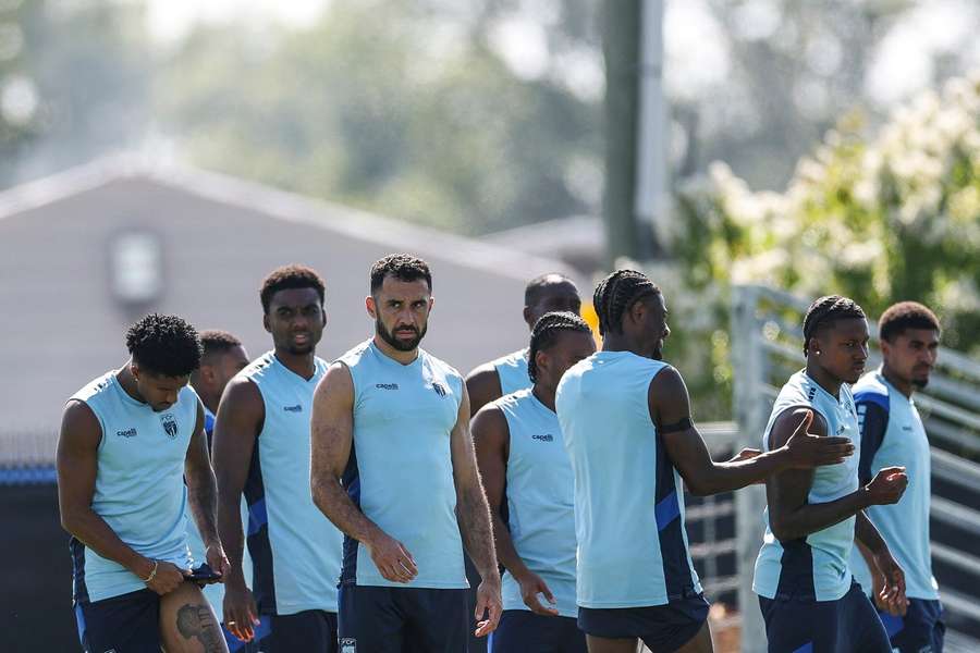 Kap Verde beim Training.
