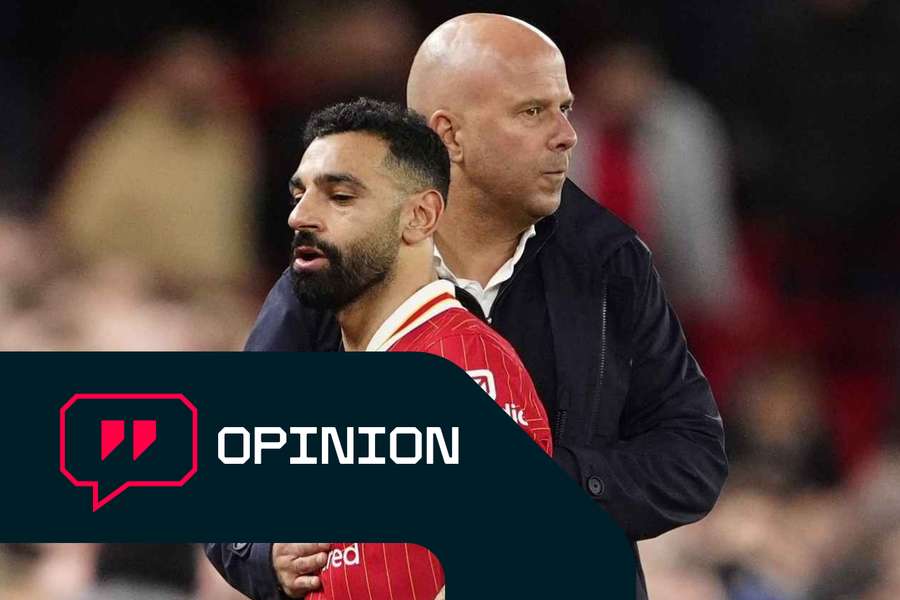 Liverpool's Mohamed Salah and manager Arne Slot Liverpool's Mohamed Salah and manager Arne Slot