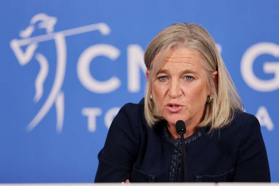 LPGA commissioner Mollie Marcoux Samaan will step down from her role in January, the LPGA Tour announced