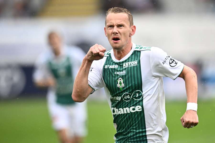 Dvougólový střelec Jablonce Jan Chramosta slavil v utkání třikrát.
