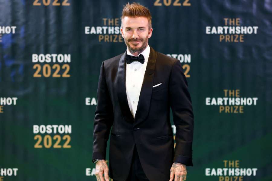 Beckham is a regular visitor to Wimbledon. 