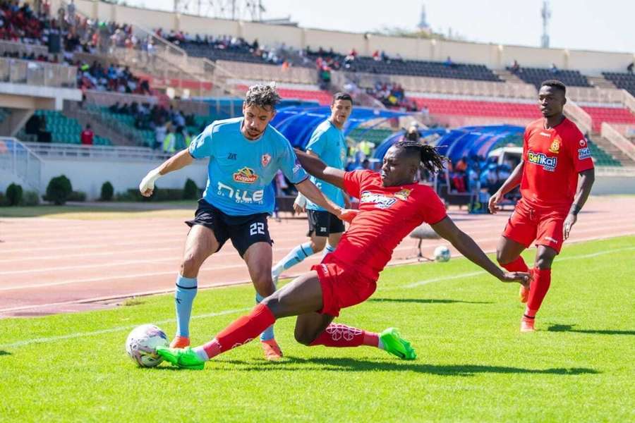 Kenya Police defender Aboud Omar vs Zamalek