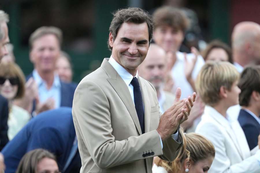 Roger Federer is inducted into the tennis Hall of Fame