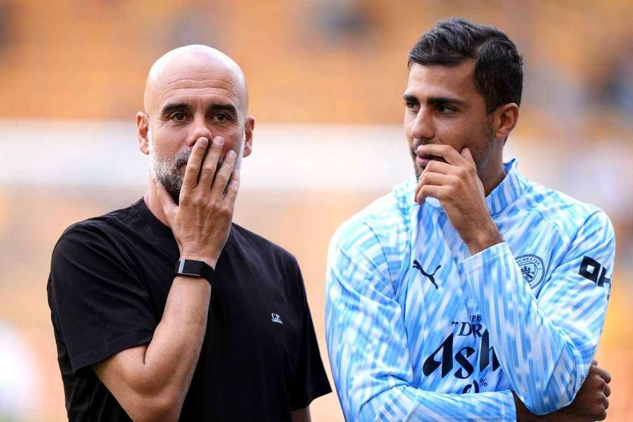 Pep Guardiola și Rodri