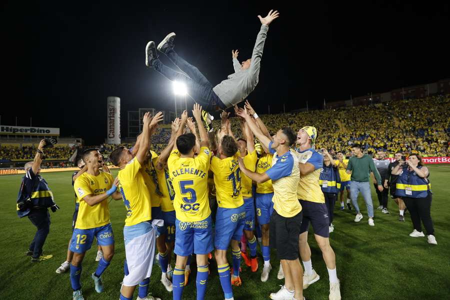 Las Palmas a signé son retour en première division à toute vitesse. Las Palmas a signé son retour en première division à toute vitesse.