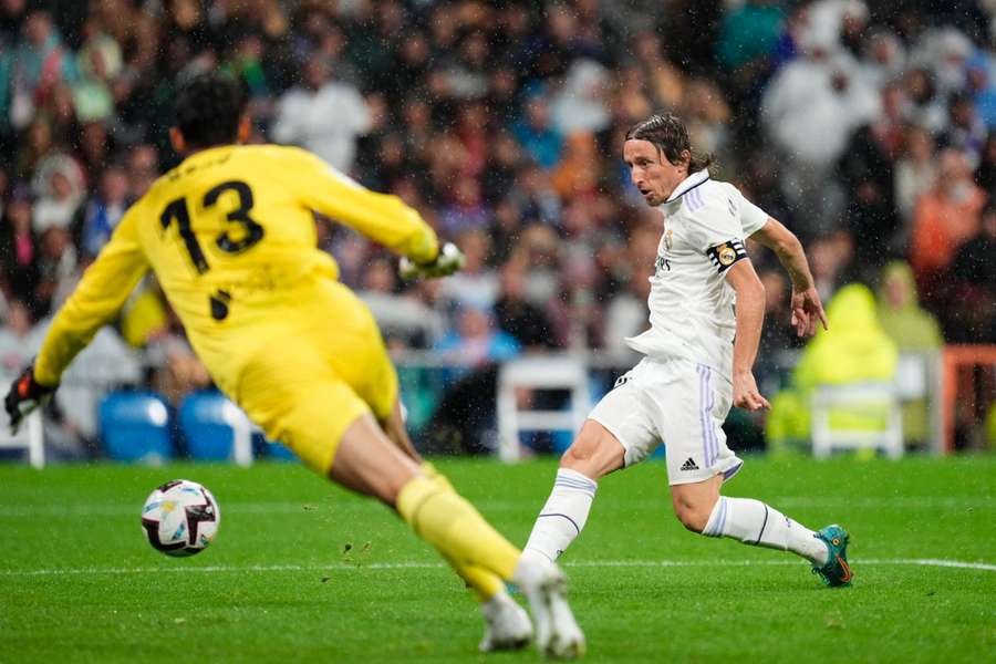 Luka Modric opened the scoring in the fifth minute