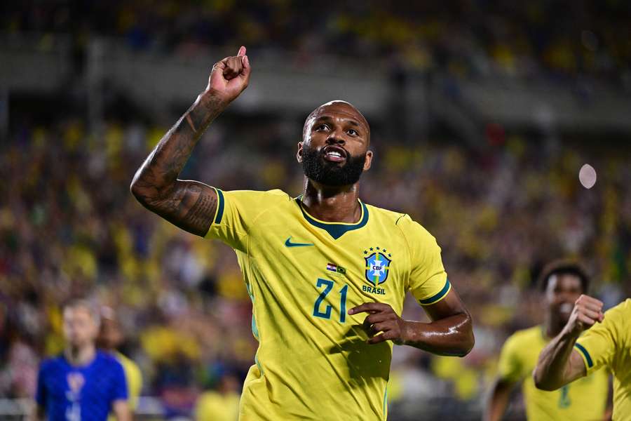 Igor Thiago marcou no amistoso contra a Croácia Igor Thiago marcou no amistoso contra a Croácia