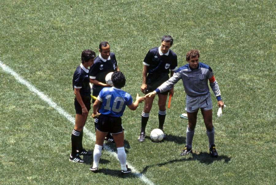 Shilton's infamous "hand of God" shirt to be sold with £300K estimated value Shilton's infamous "hand of God" shirt to be sold with £300K estimated value