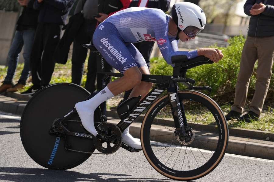 Quinten Hermans in actie in Baskenland