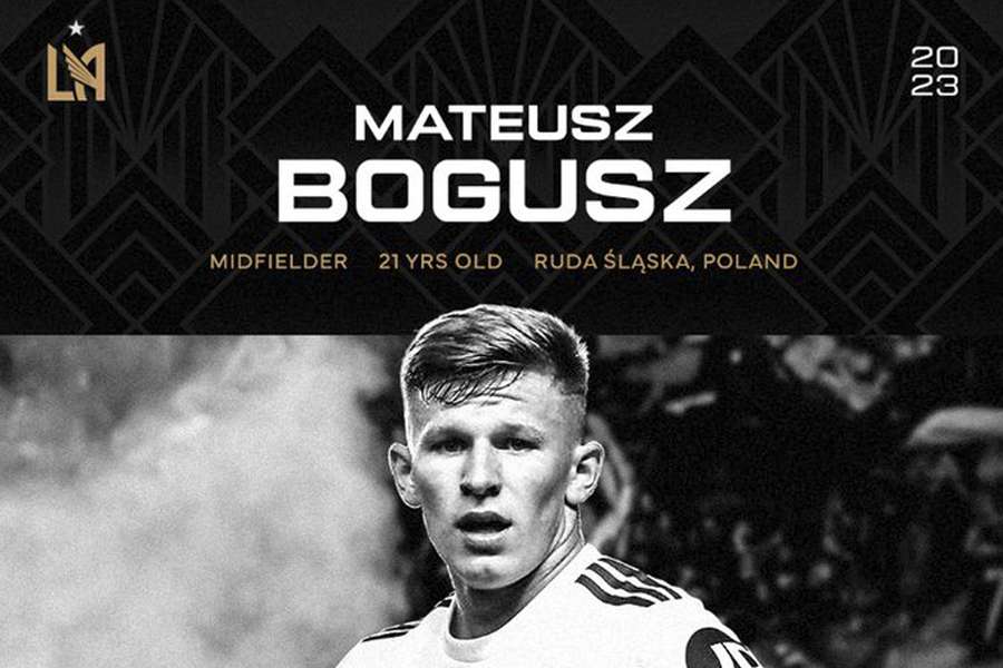 Kolejny Polak w MLS, Mateusz Bogusz piłkarzem Los Angeles FC