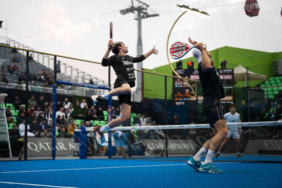 Lebrón y Stupaczuk, en el torneo de Riad. Lebrón y Stupaczuk, en el torneo de Riad.