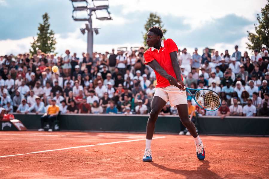 Kouamé počas kvalifikácie na Roland Garros.