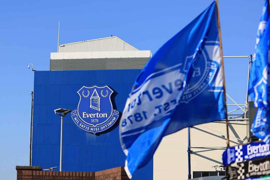 Widok na Goodison Park w Liverpoolu