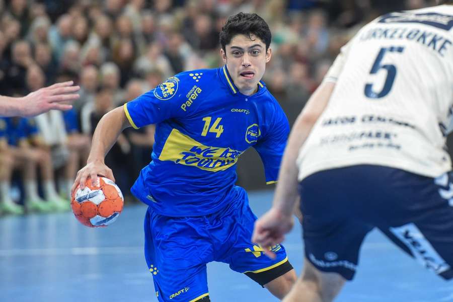 Casper Emil Käll in action for Fenix Toulouse last season