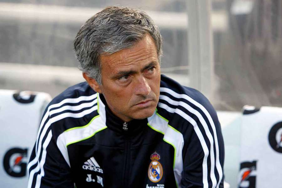 Mourinho při první sezoně v Realu Madrid.
