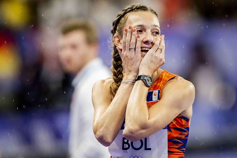 Femke Bol was de snelste in de series op de 400 meter horden