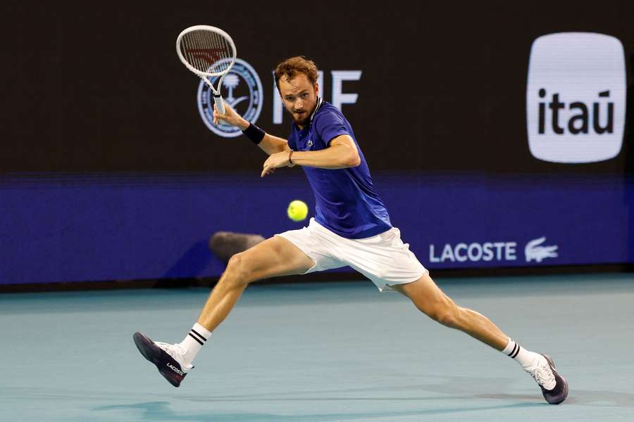 Daniil Medvedev is looking to retain his first-ever title