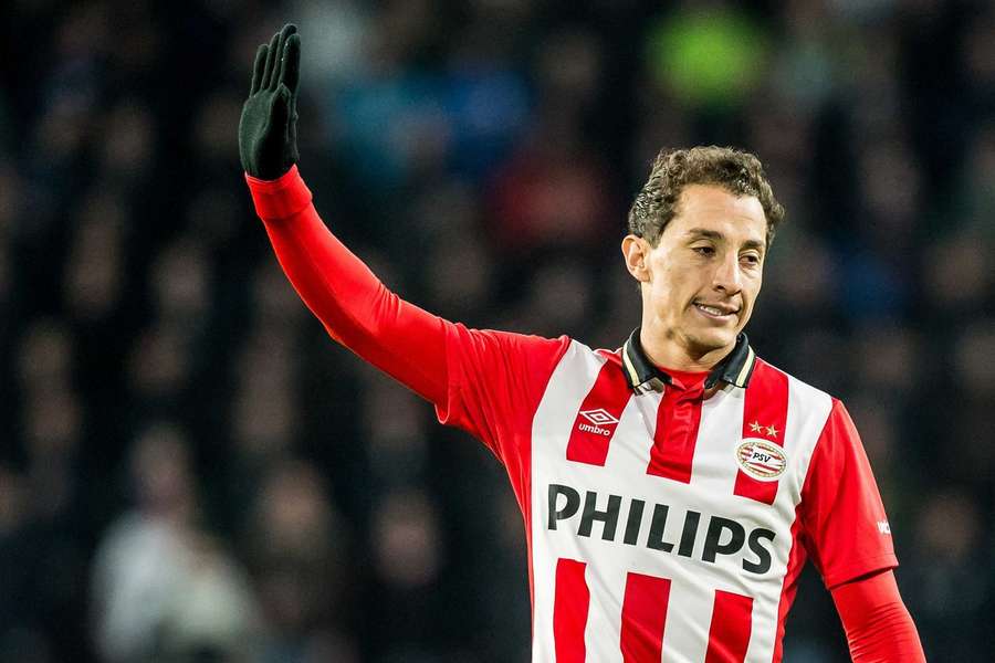 Andres Guardado speelde van 2014 tot 2017 voor PSV