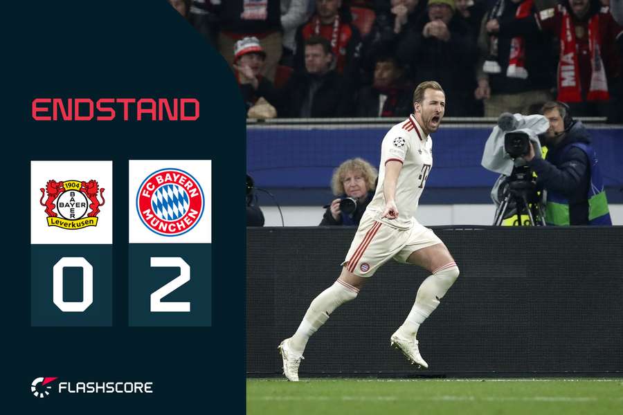 Kane erzielte das wichtige 1:0 im Rückspiel gegen Leverkusen.