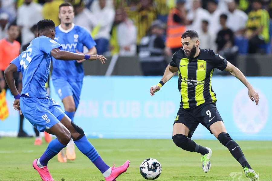 Benzema n'a pas marqué pour la première fois pour son quatrième match sous les couleurs d'Al Ittihad.