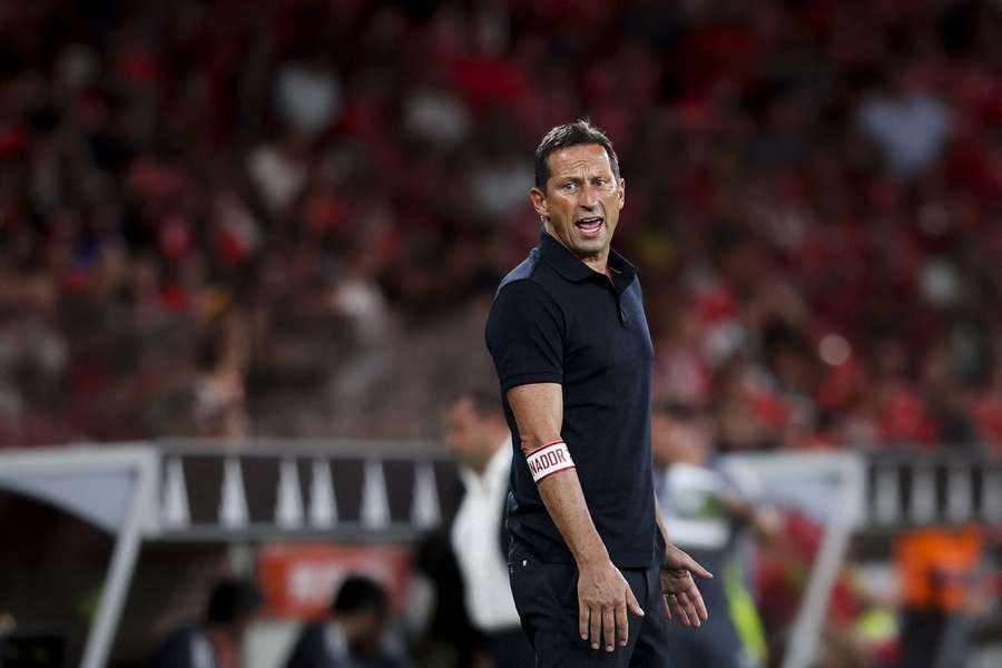 Schmidt während seiner Zeit als Benfica-Coach Schmidt während seiner Zeit als Benfica-Coach