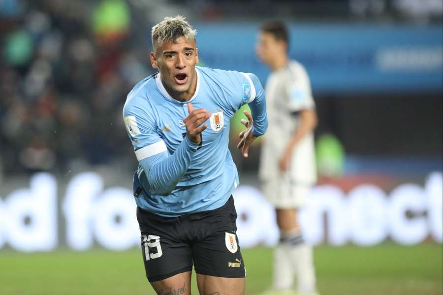 Luciano Rodriguez na zijn treffer tegen Italië O20