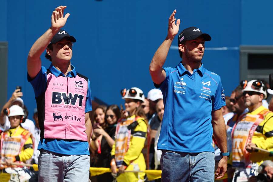 Gasly y Colapinto, en Madrid Gasly y Colapinto, en Madrid