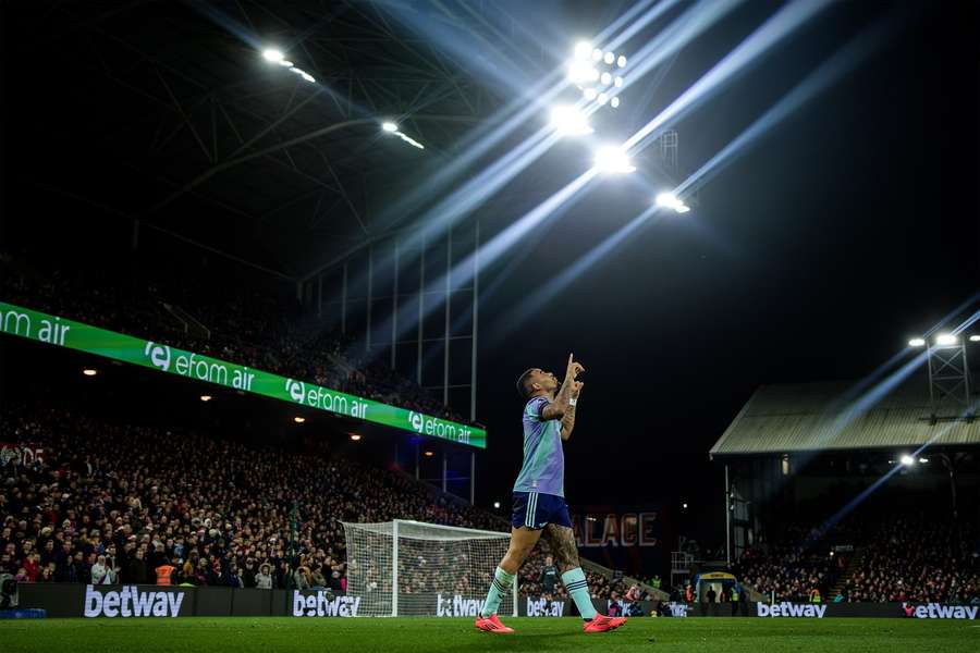 Jesus has five goals in his last two games