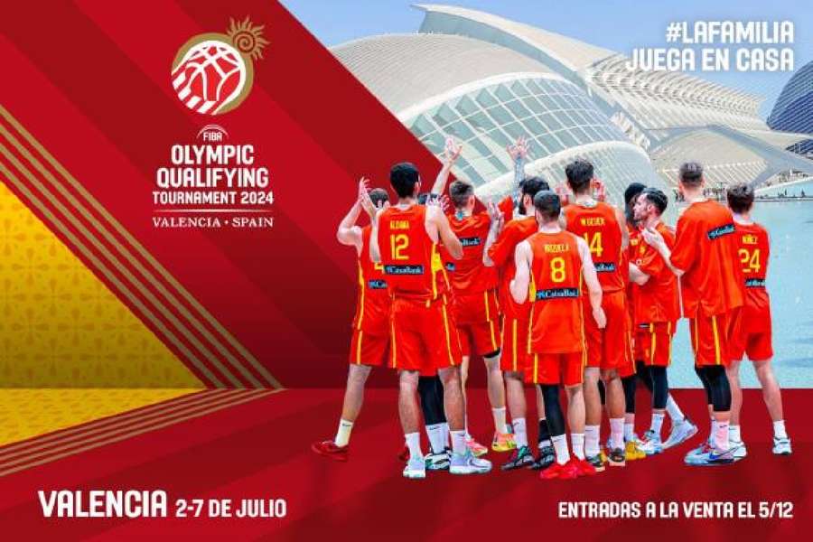 Valencia será una de las sedes del Preolímpico de baloncesto