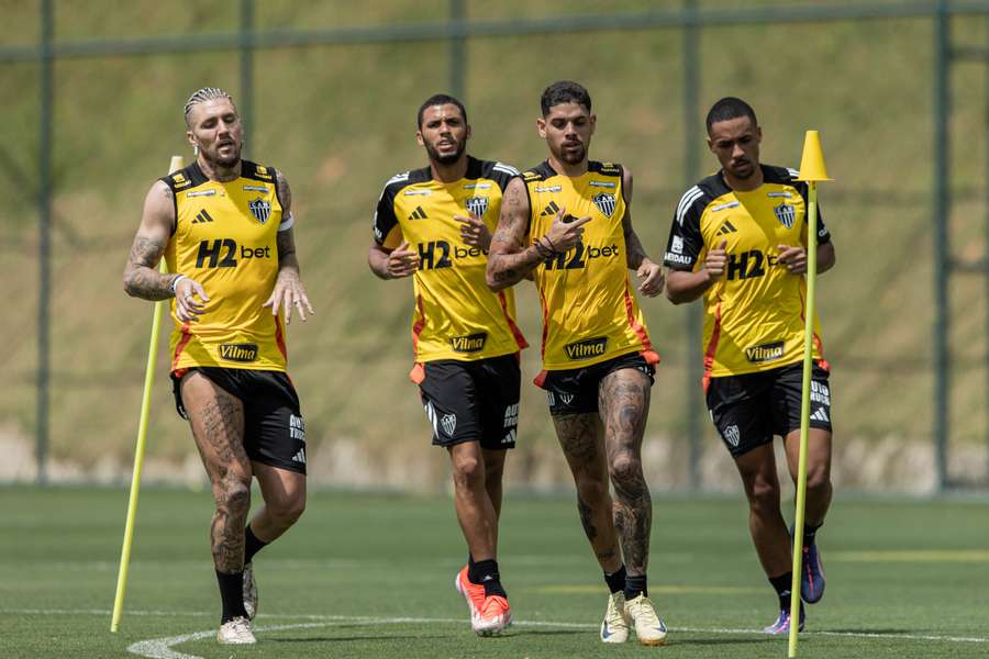 O elenco do Atlético-MG realiza a pré-temporada desde a última semana