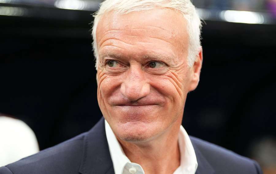 Didier Deschamps during France-Spain matchup Didier Deschamps during France-Spain matchup