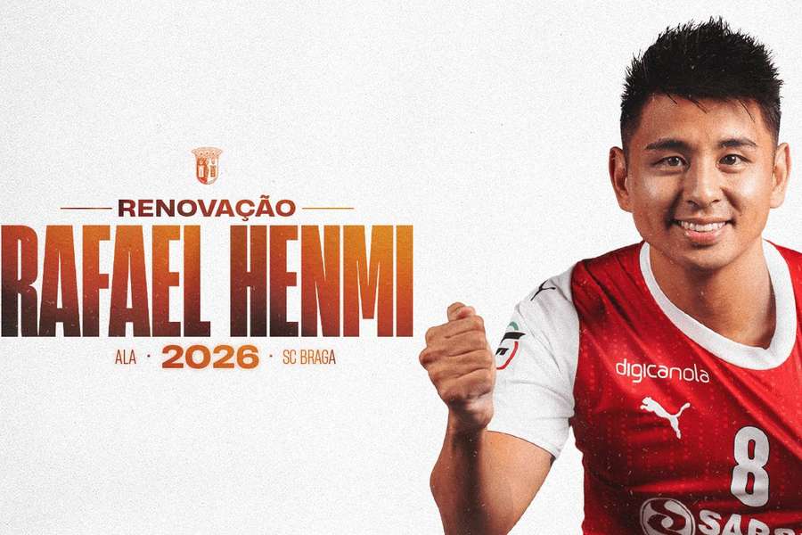 Rafael Henmi assinou contrato até 2026