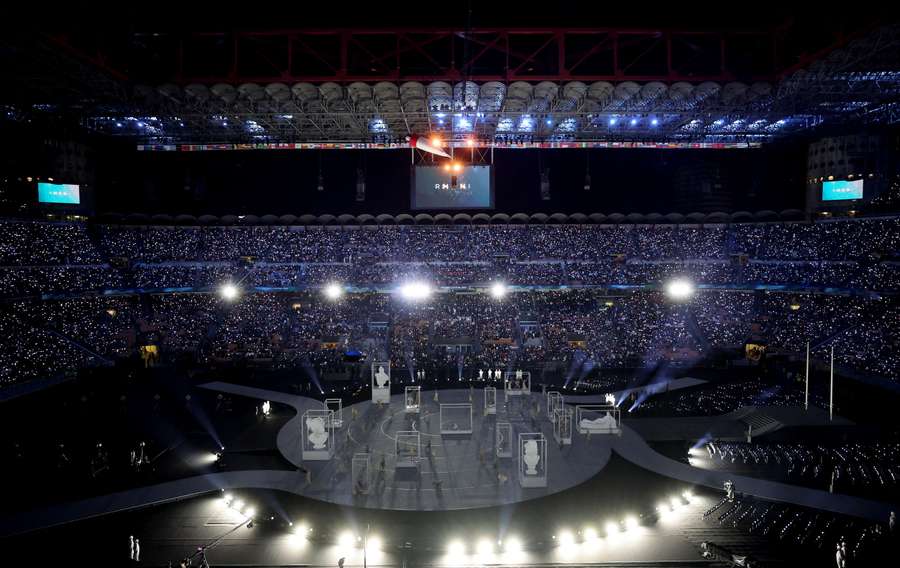 Un momento della cerimonia