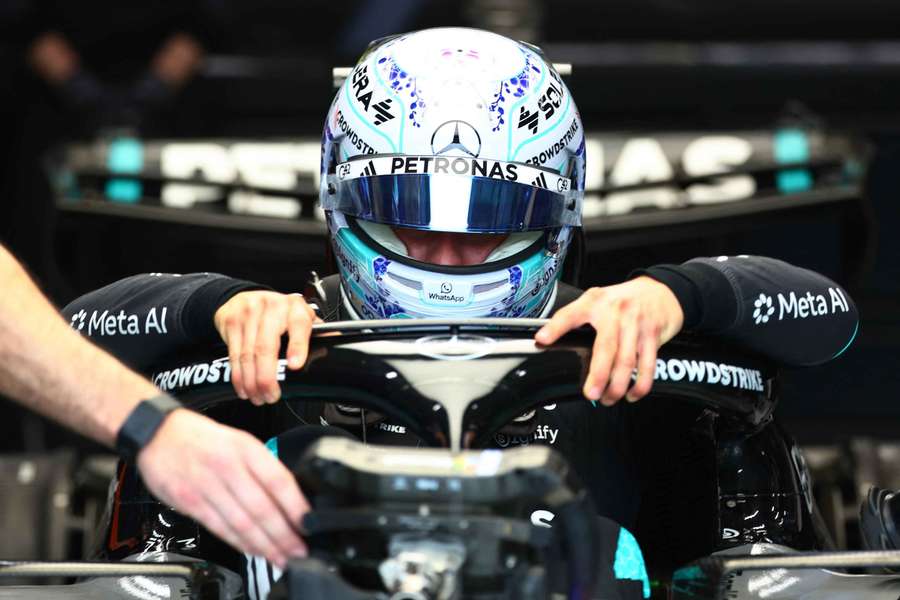 Mercedes' Andrea Kimi Antonelli ahead of the sprint race in Singapore Mercedes' Andrea Kimi Antonelli ahead of the sprint race in Singapore