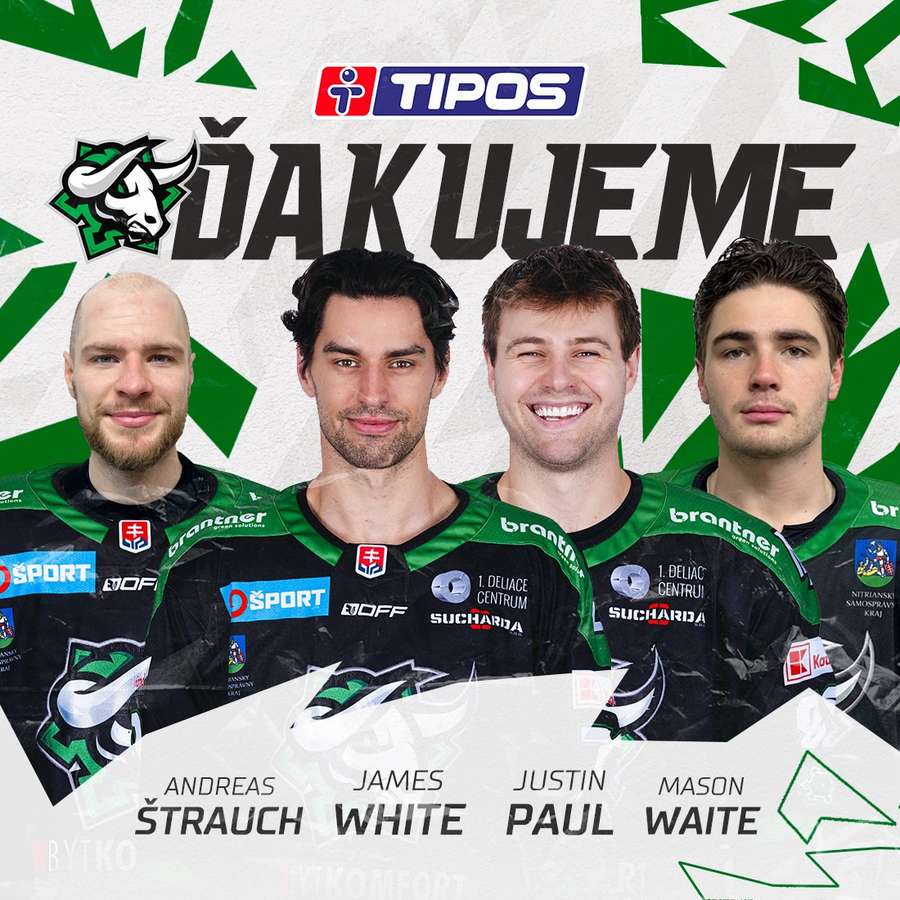 Kvarteto hráčov opúšťa Nové Zámky.