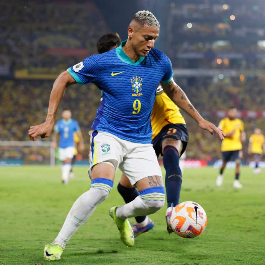 Richarlison voltou a vestir a camisola 9 do Brasil Richarlison voltou a vestir a camisola 9 do Brasil