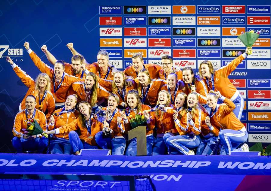 Nederland won het EK waterpolo in eigen land